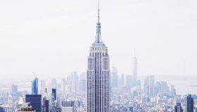 Empire State Building and city skyline