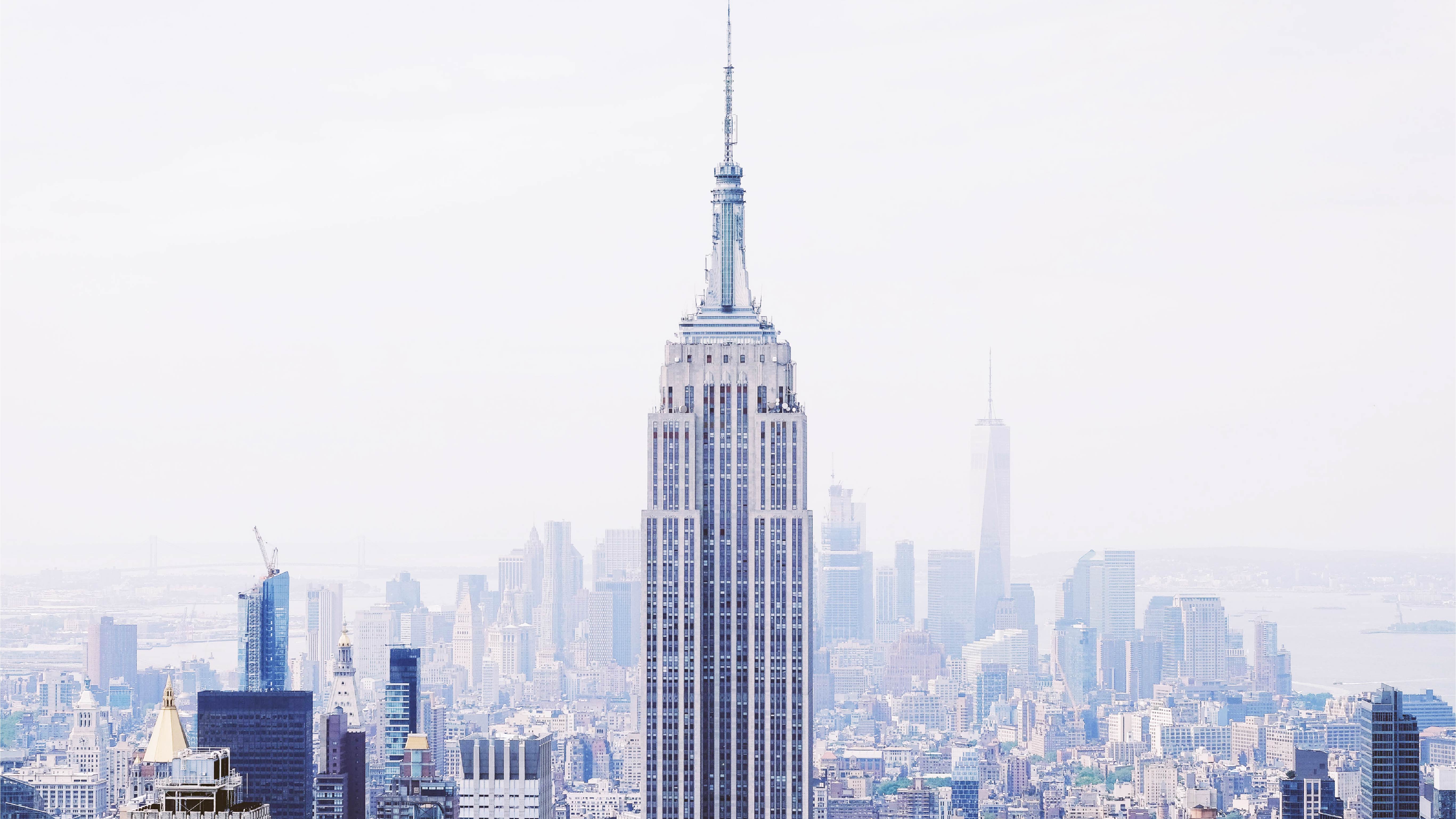 Empire State Building and city skyline