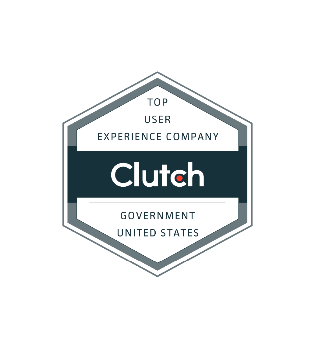 clutch badge for top user experience company 2024