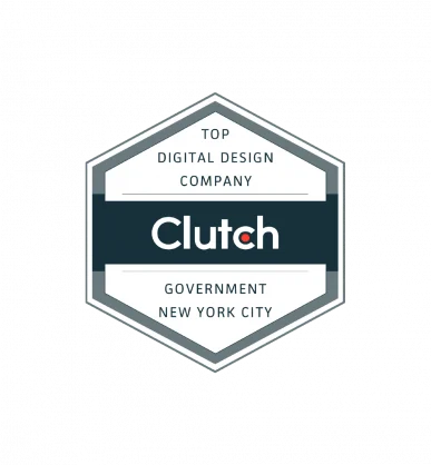 clutch badge for top digital design company government new york city